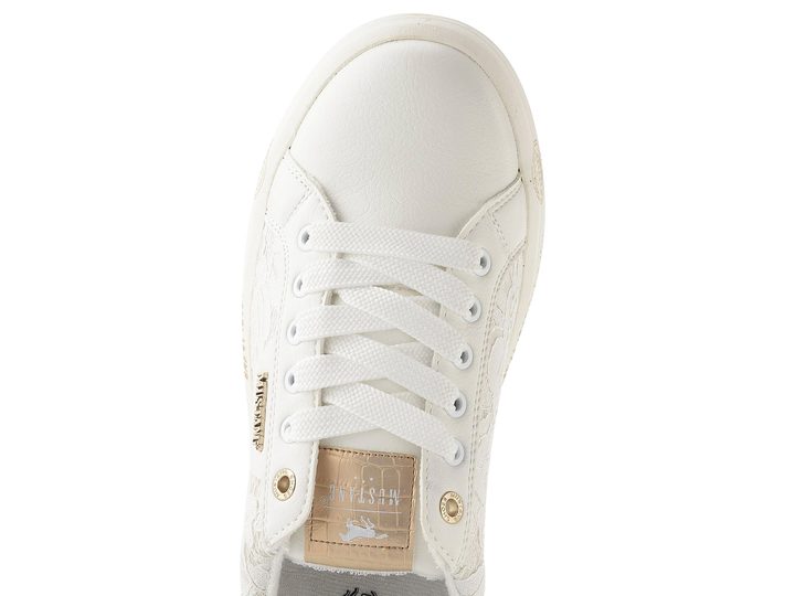 Mustang tenisky s potištěnou podešví white 26M0482001