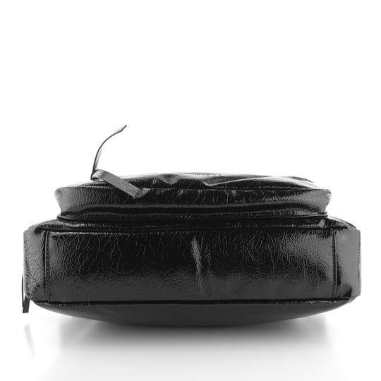 Hispanitas lakovaná zipová kabelka černá BI254141