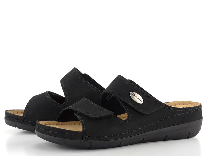 Tamaris fuzbetové pantofle černé 1-27510-41