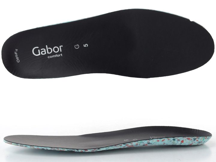 Gabor metalické mokasíny na hrubej podošve smog 72.452.89