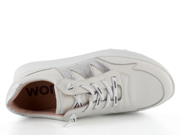 Wonders dámské tenisky na platformě Off/Plata A-4002