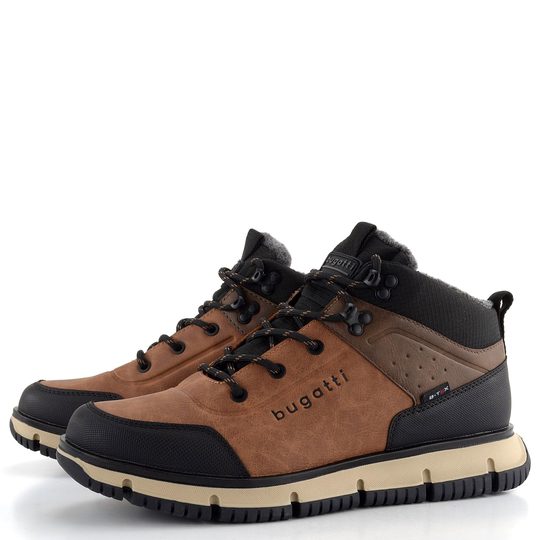 Bugatti pánský kotník hnědý kombinovaný 341-AC237-5069