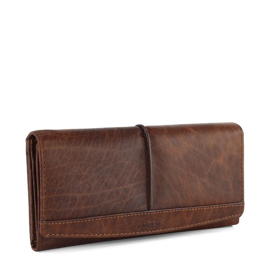 Dámska luxusná peňaženka podlhovastá hnedá BLC/4233/219