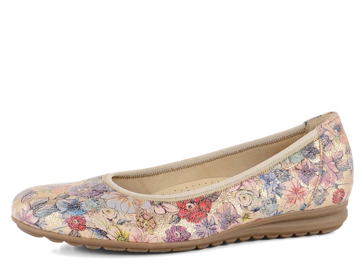 Gabor Comfort baleríny Flower Metallic gold 22.620.13