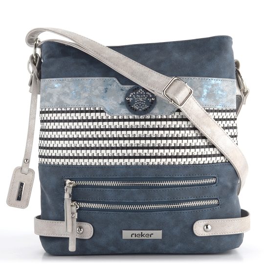 Rieker kombinovaná crossbody kabelka modrá H1346-16