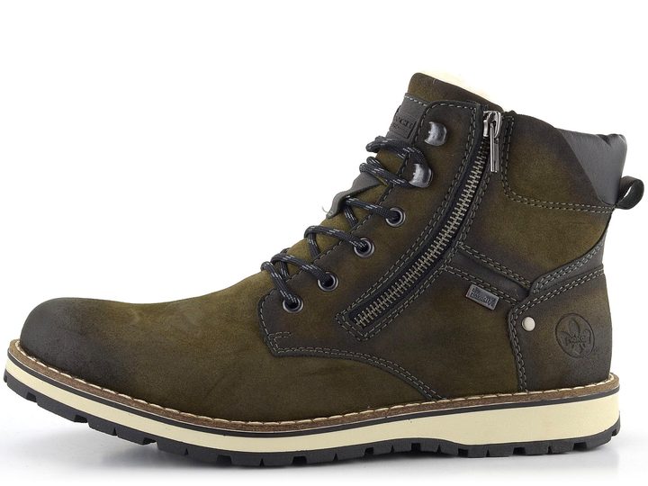 Rieker pánský kotník s membránou zelený 38425-54