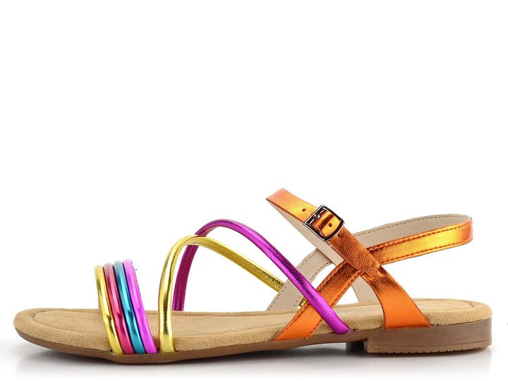 Rieker pásikové sandále Multi 65263-90