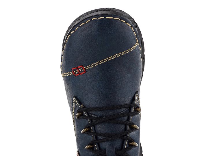 Rieker šněrovací kotník s kontrastním šitím 55002-14