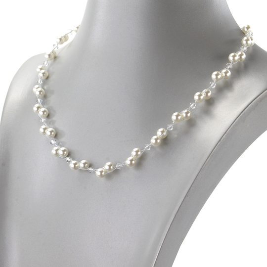 Náhrdelník z perliček a krystal kamínků