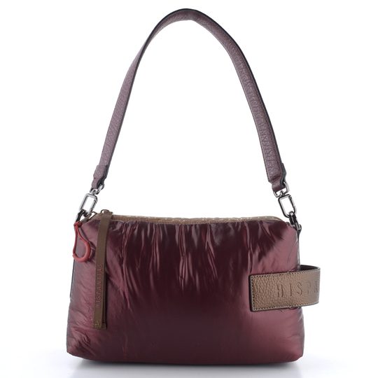 Hispanitas nylonová kabelka s dvoma popruhmi wine BI254151