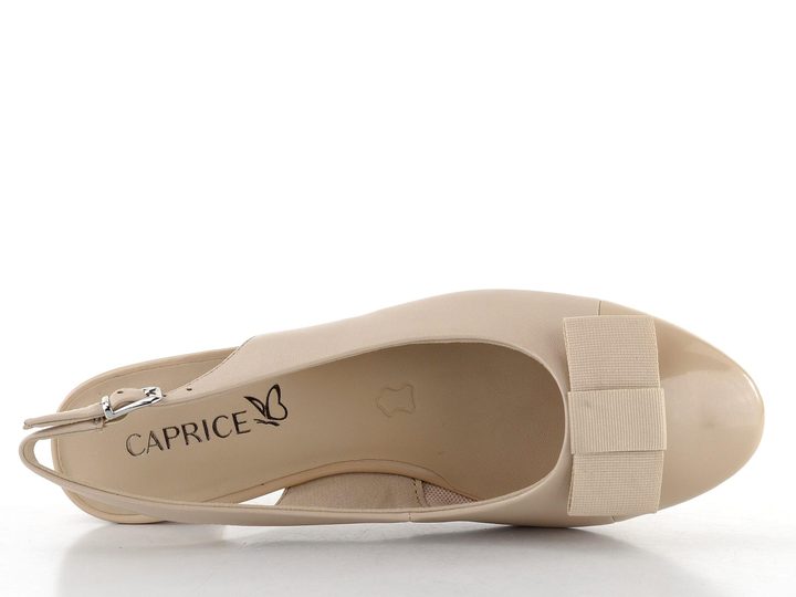 Caprice lodičky s volnou patou Beige Comb 9-29502-42