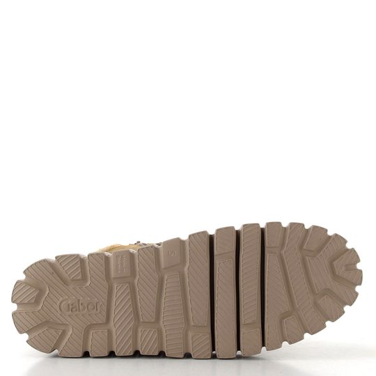 Gabor šněrovací kotník na platformě lion/camel 76.786.35