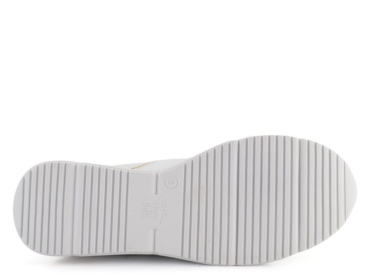 Ara tenisky na klínku Neapel-Tron Sand/Platin/Weiss 12-38412-09