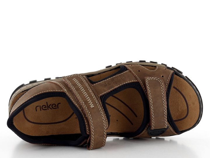 Rieker pánské sandály hnědé 25084-24