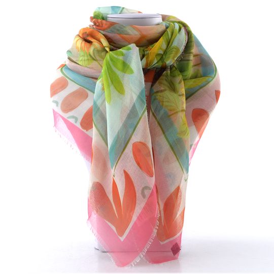 Fraas lehký udržitelný šátek venkov mintový 640076-615