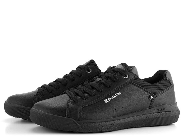 Rieker Revolution pánske čierne sneakers U1100-00
