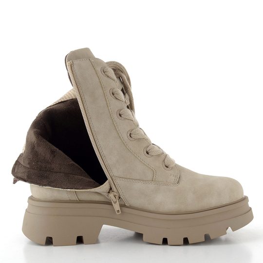 TT.Bagatt kotník na hrubé podešvi béžový D35-ATS30-5569