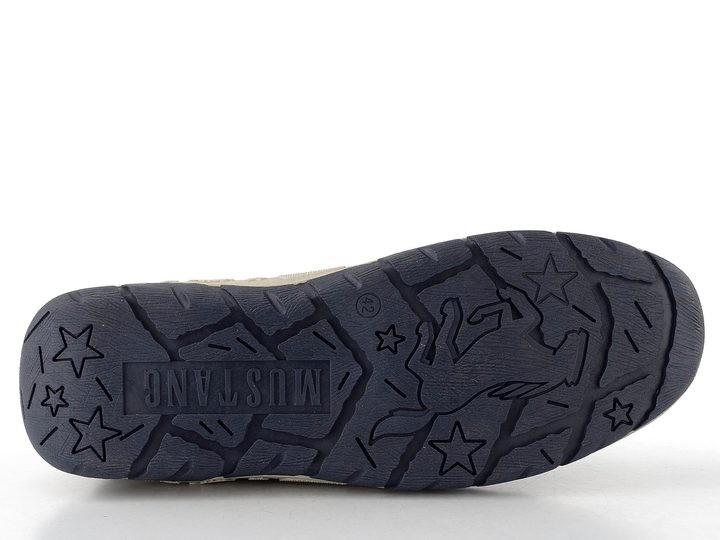 Mustang pánské polobotky se zipem navy 15M0181006