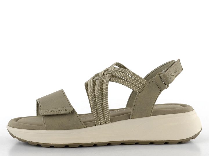 Tamaris sandály ve sportovním stylu Olive 1-28223-44