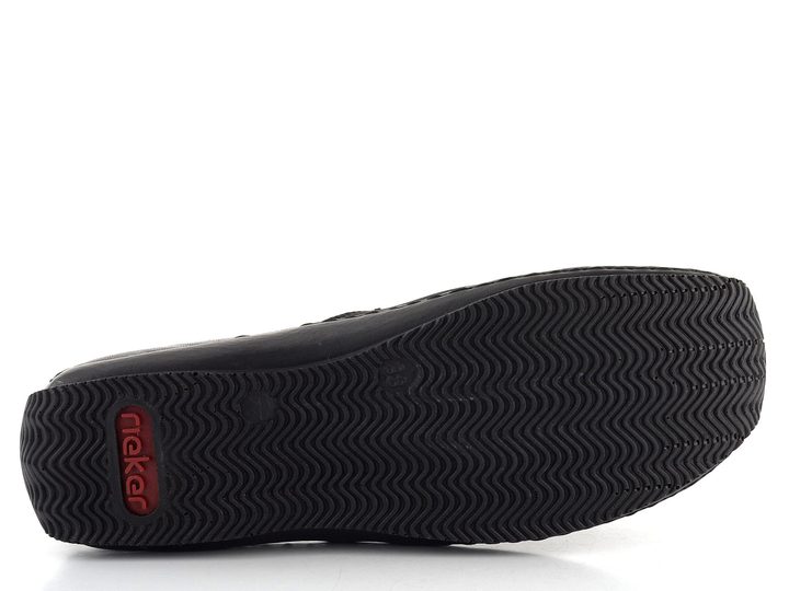 Rieker prozouvací polobotky černé L1790-00