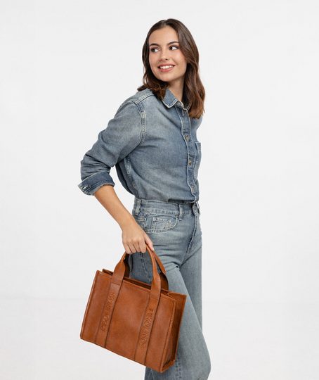 Pikolinos dámská shopper kabelka Alcudia Brandy WHA-354C2