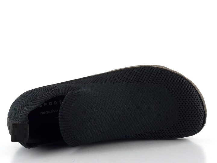 Asportuguesas prozouvací úpletové polobotky černé P018226000