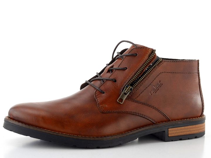 Rieker pánský elegantní kotník hnědý 14609-24