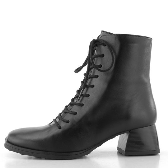 Hispanitas šněrovací kotník na podpatku Marsella black HI254389