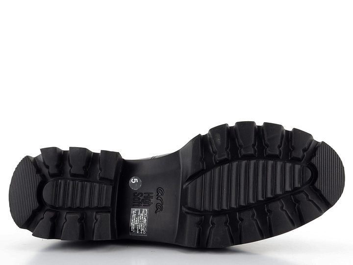 Ara užší kožené mokasíny Oxford Schwarz 12-21703-01