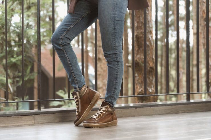 Remonte šněrovací kotník s membránou Muskat/Bronze D0781-24