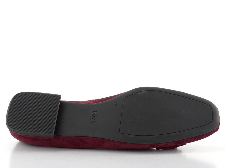 Högl semišové baleríny cabernet 0-100922-4400