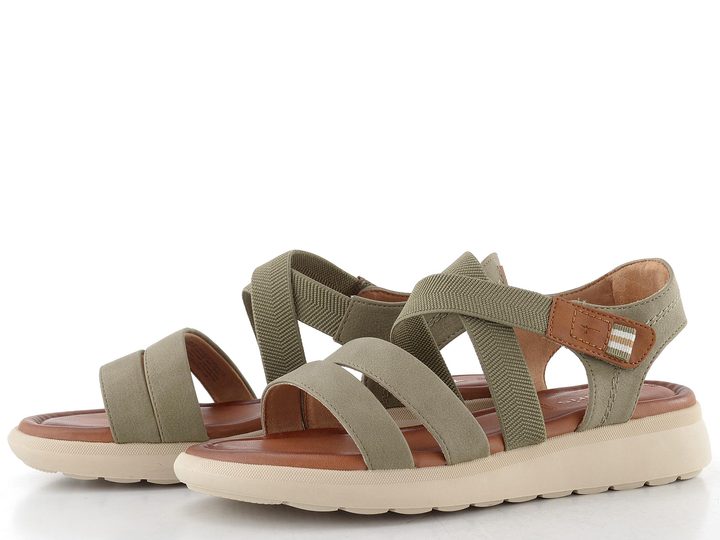 Tamaris sandály olive 1-28726-46