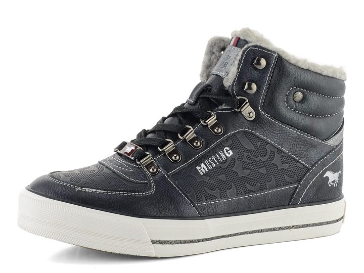 Mustang zateplené členkové topánky sneakers Navy 1288-602