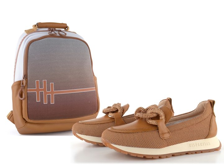 Hispanitas batoh Cuoio/White BV253835