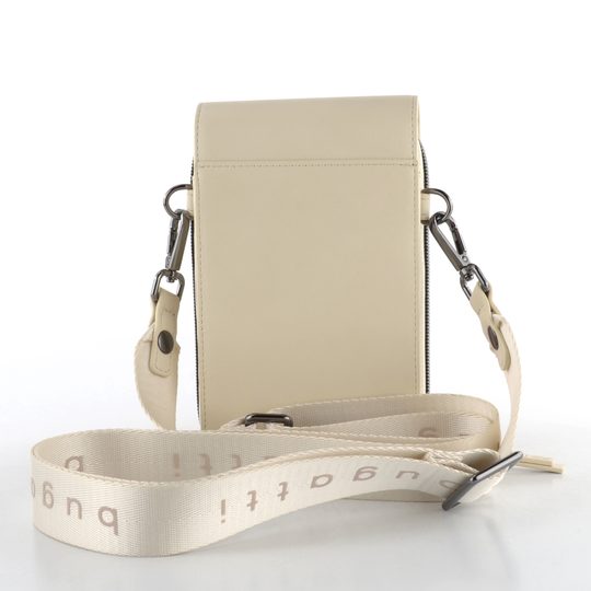 Bugatti malá crossbody kabelka/puzdro na telefón béžová 49665350