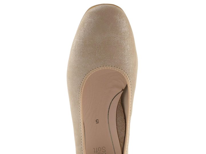 Ara širšie metalické lodičky Graz Sand 12-21838-07