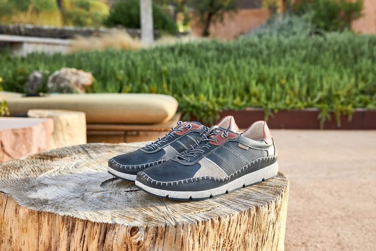 Pikolinos ležérne pánske poltopánky Fuencarral Blue M4U-6113C1