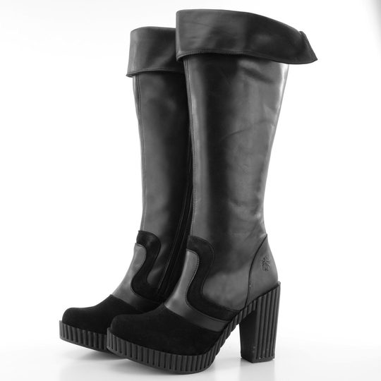 Fly London kozačky černé GELI742FLY