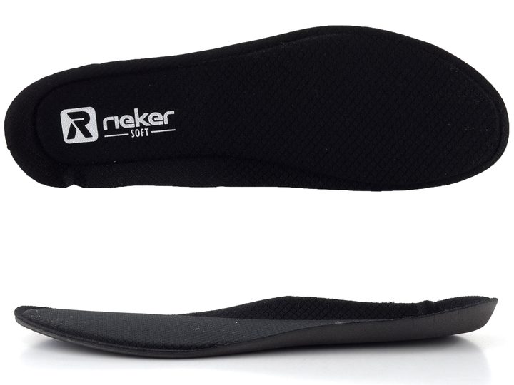 Rieker Sport čierne nazúvacie tenisky M9051-00
