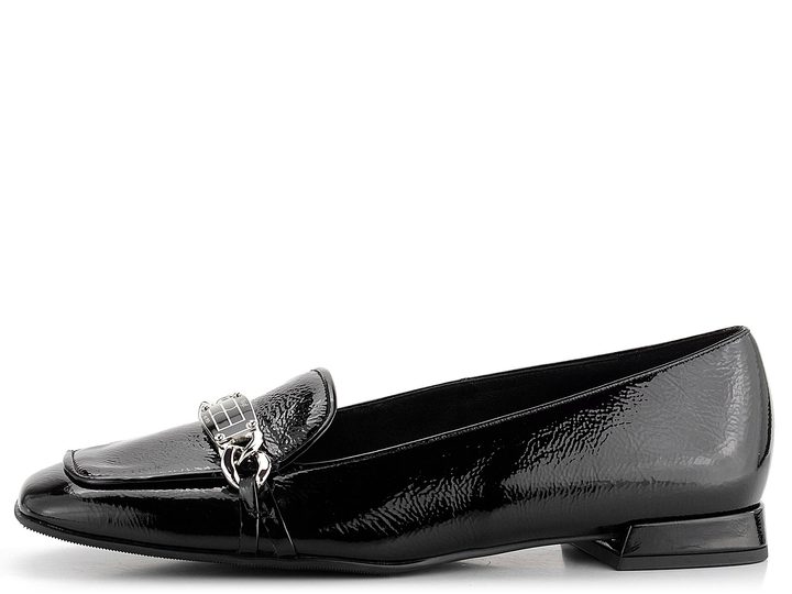 Högl lakované mokasíny černé 6-101725