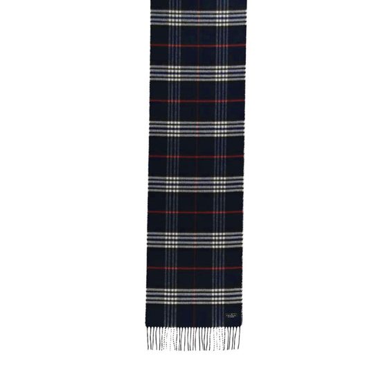 Fraas kašminkový šál s károvaným vzorem blue 625391-592