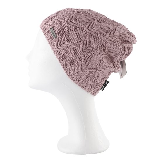 Voxx pletená čepice bavlněná Navara starorůžová 119012