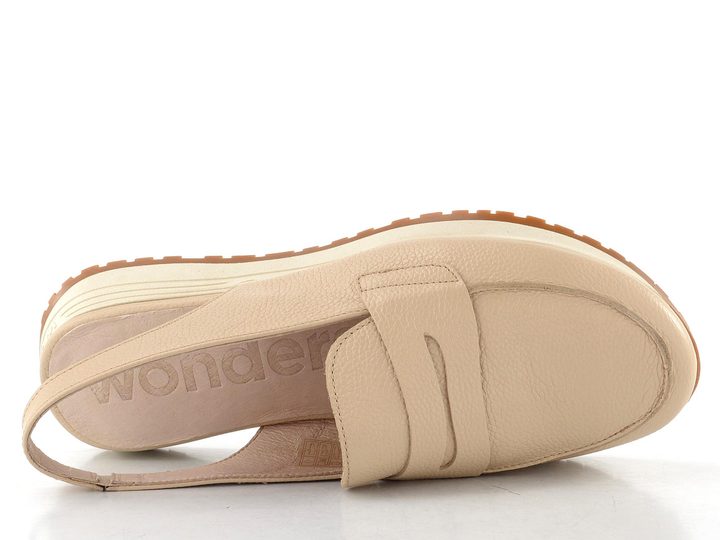 Wonders polobotky s volnou patou beig A-4803