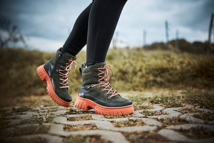 Rieker Revolution pohorkový kotník zelený W1871-54