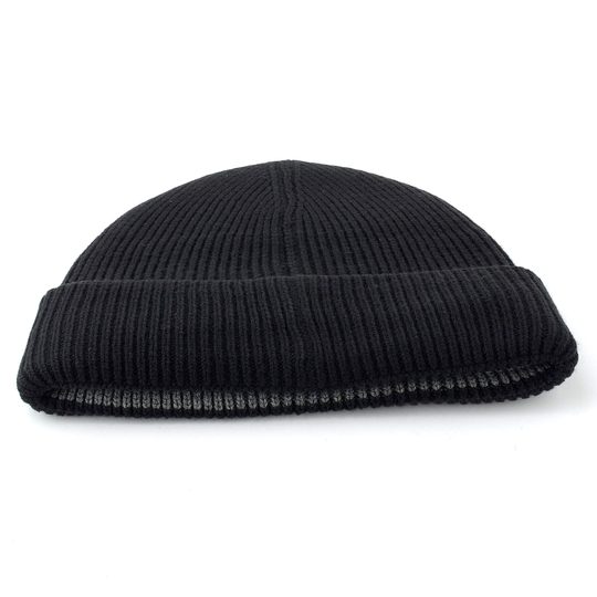 Bugatti oboustranná pánská pletená čepice černá/šedá 629313-960