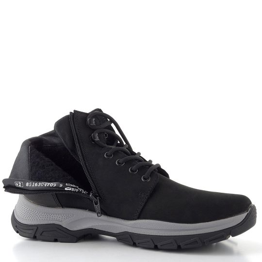 Rieker pánska členková obuv s membránou čierna 30241-00
