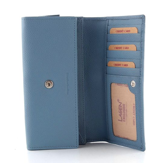 Dámská podlouhlá kožená peněženka Lavender BLC/5064/621