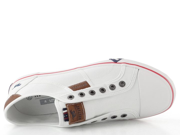 Mustang pánské tenisky bez tkaniček white 26M0211005