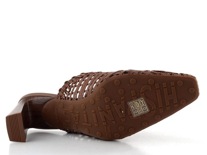 Hispanitas pantofle s podpatkem a plnou špičkou Amapola Avellana HV264789