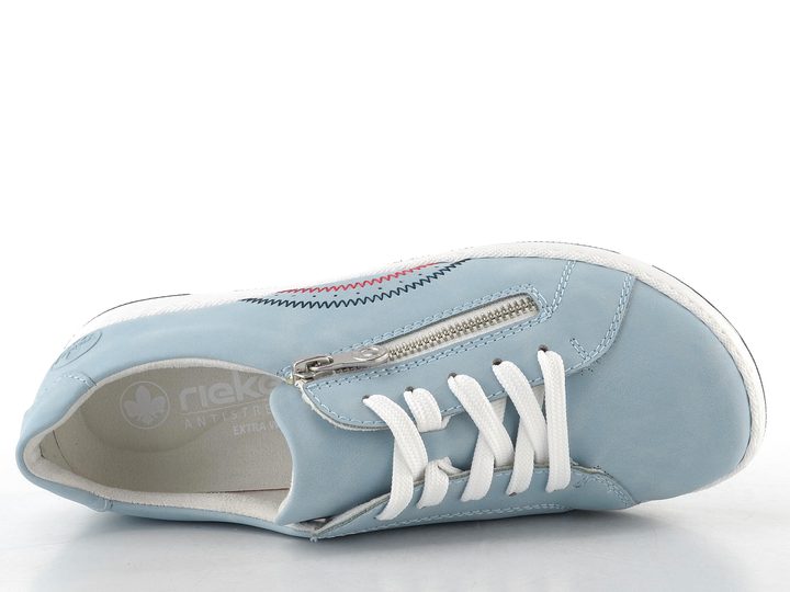 Rieker modré tenisky so zipsom 42424-10
